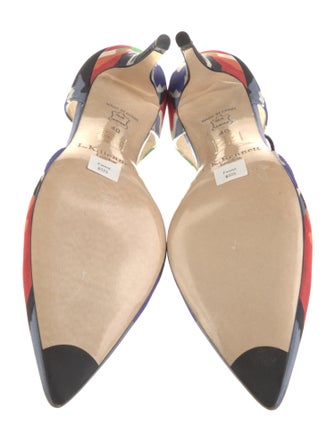 L.K. Bennett Printed D'Orsay Pumps