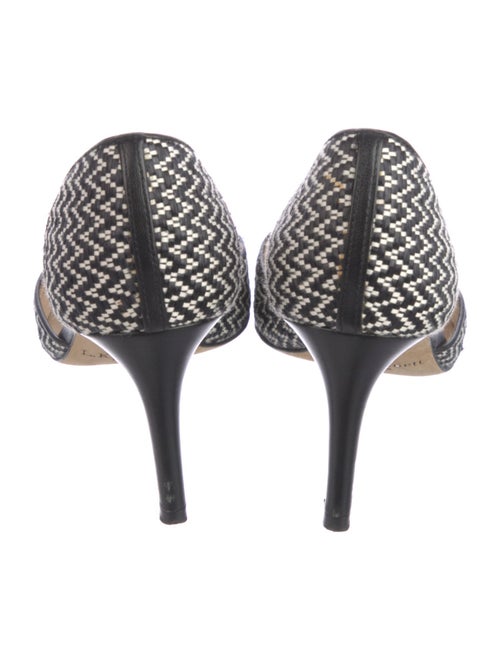 L.K. Bennett Leather Printed D'Orsay Pumps