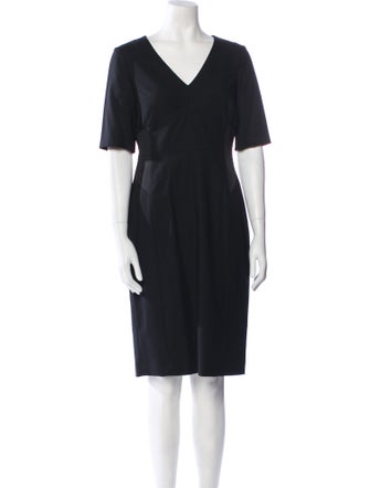 L.K. Bennett Pleated Accents Dress Set