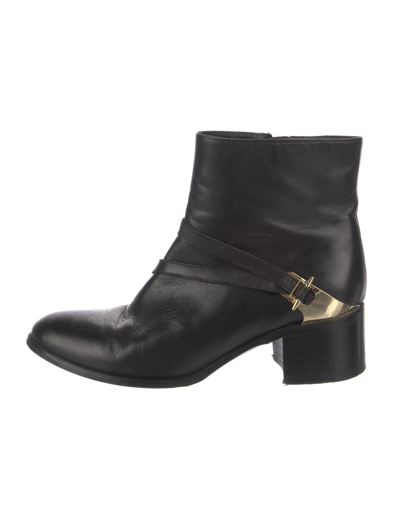 L.K. Bennett Leather Moto Boots