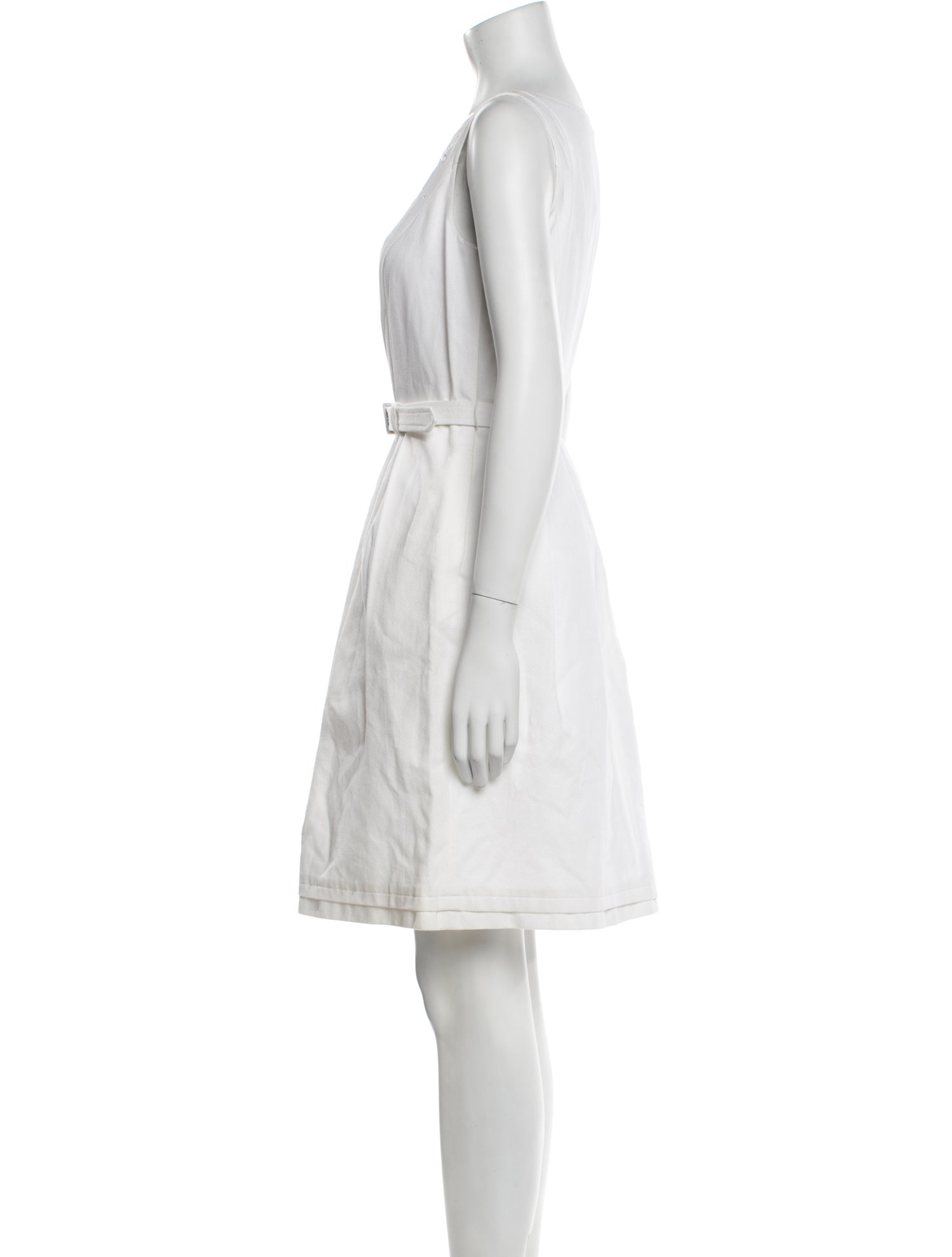 L.K. Bennett Bateau Neckline Knee-Length Dress