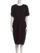 L.K. Bennett Crew Neck Knee-Length Dress