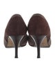 L.K. Bennett Suede Colorblock Pattern Pumps