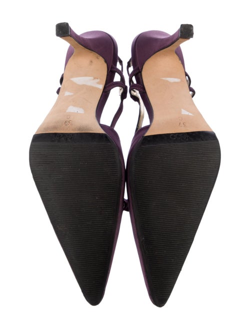 L.K. Bennett Satin Slingback Pumps