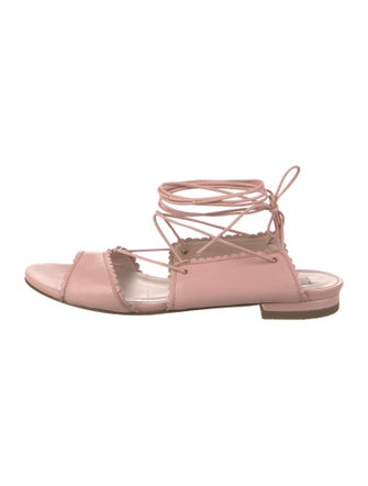 L.K. Bennett Leather Slides