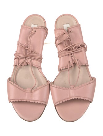 L.K. Bennett Leather Slides