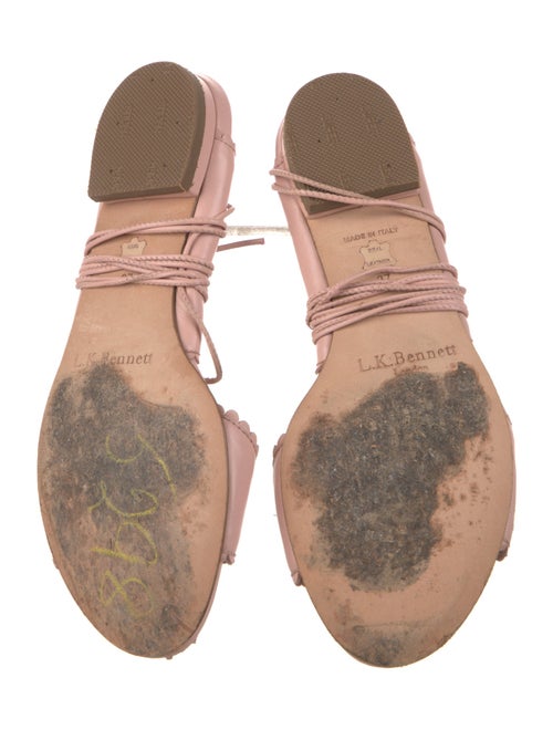 L.K. Bennett Leather Slides