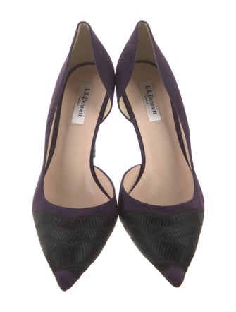 L.K. Bennett Suede D'Orsay Pumps