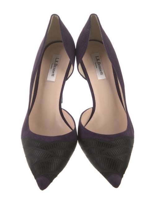 L.K. Bennett Suede D'Orsay Pumps