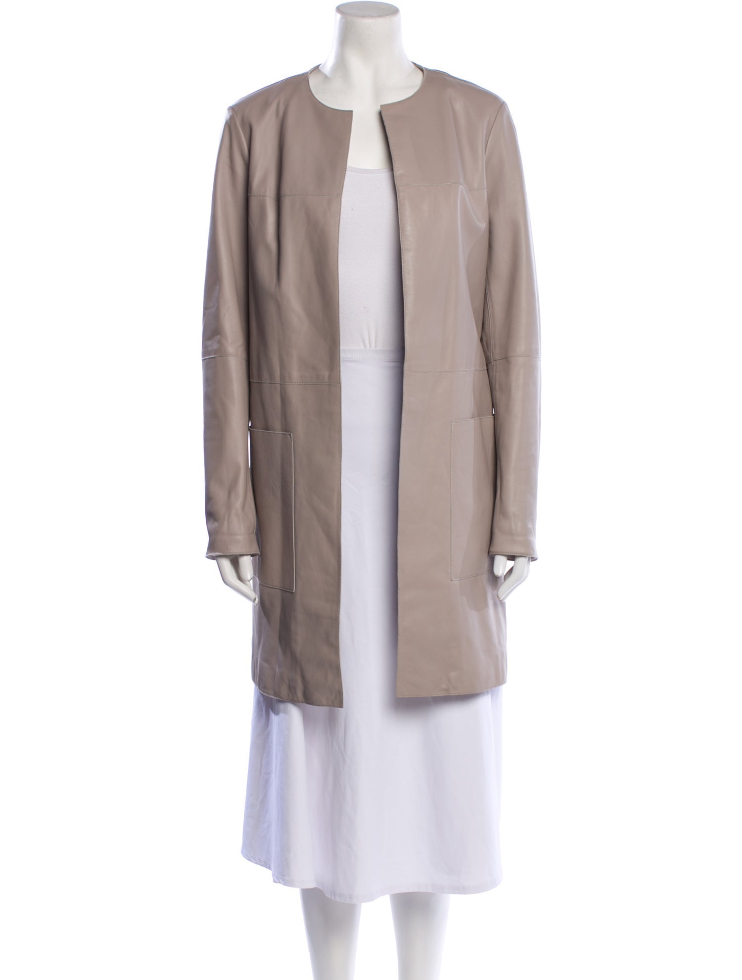 L.K. Bennett Leather Coat