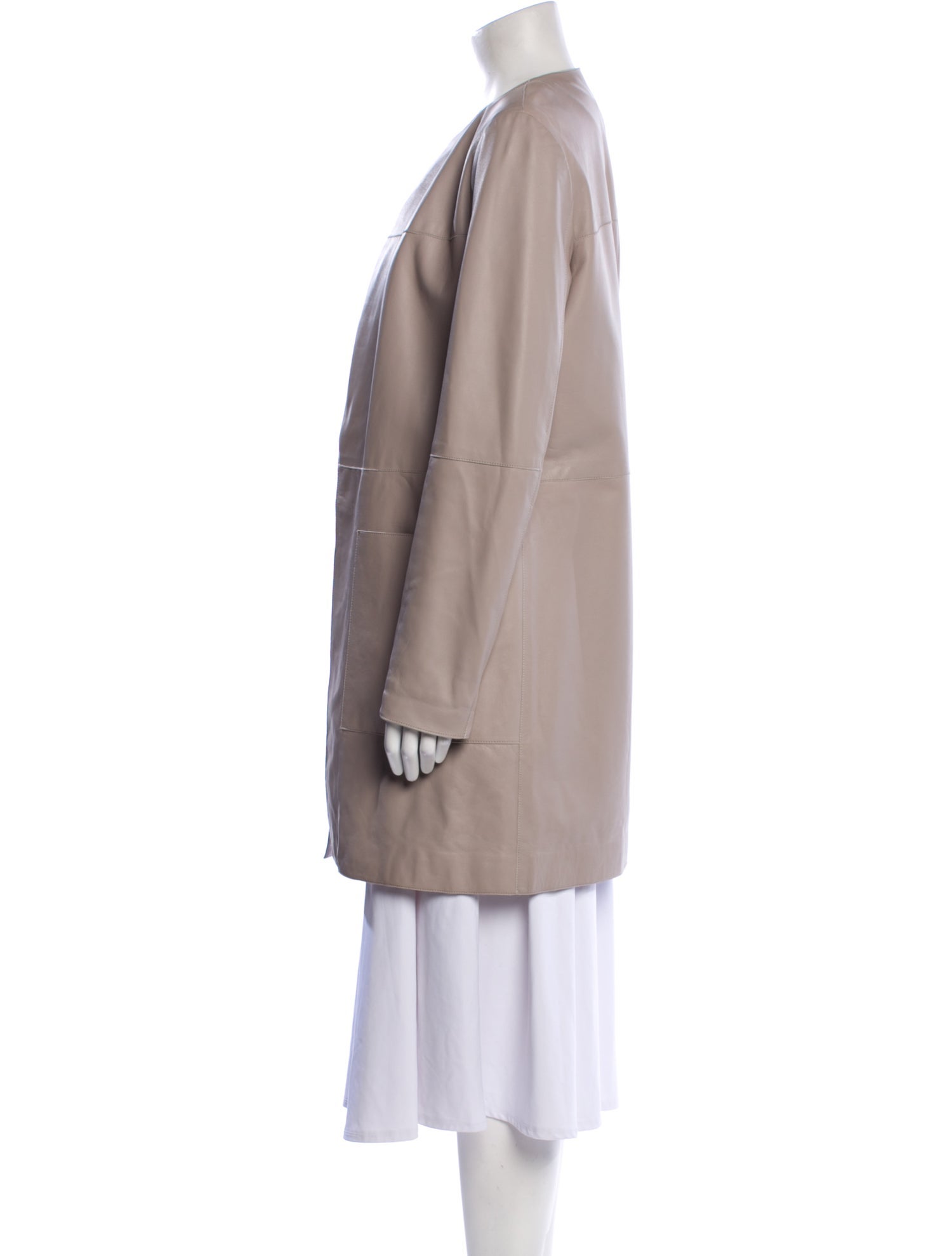 L.K. Bennett Leather Coat