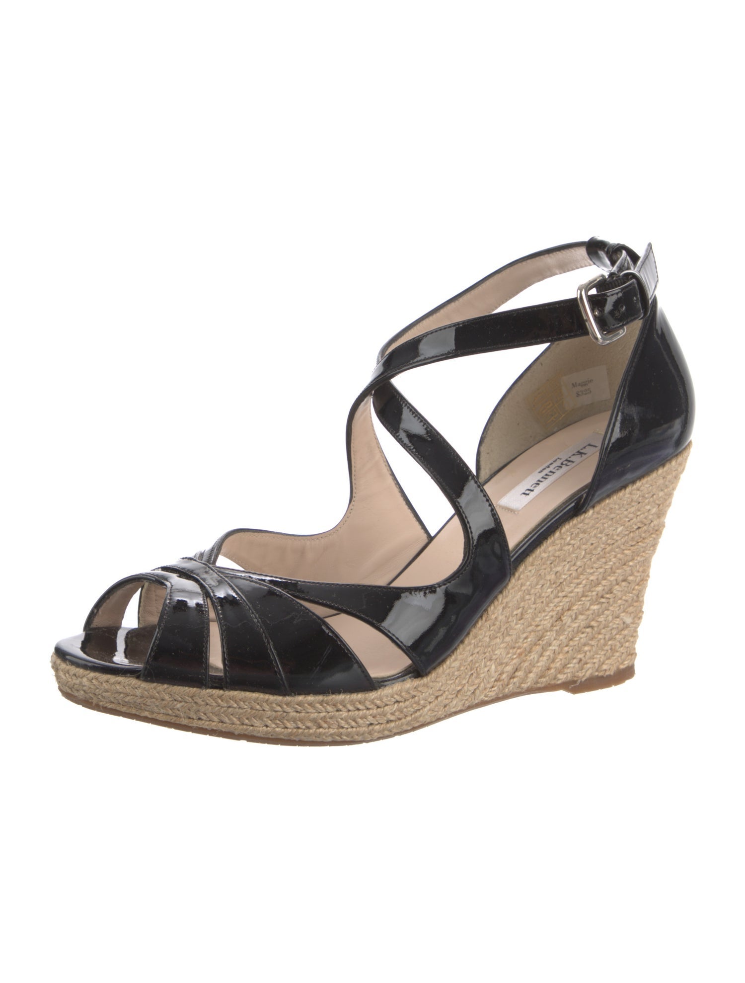 L.K. Bennett Patent Leather Espadrilles