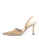L.K. Bennett Satin Slingback Pumps