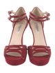 L.K. Bennett Suede Keyhole Accent Sandals