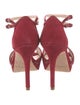 L.K. Bennett Suede Keyhole Accent Sandals