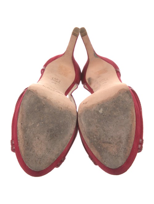 L.K. Bennett Suede Keyhole Accent Sandals