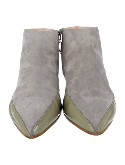 L.K. Bennett Suede Leather Trim Embellishment Boots