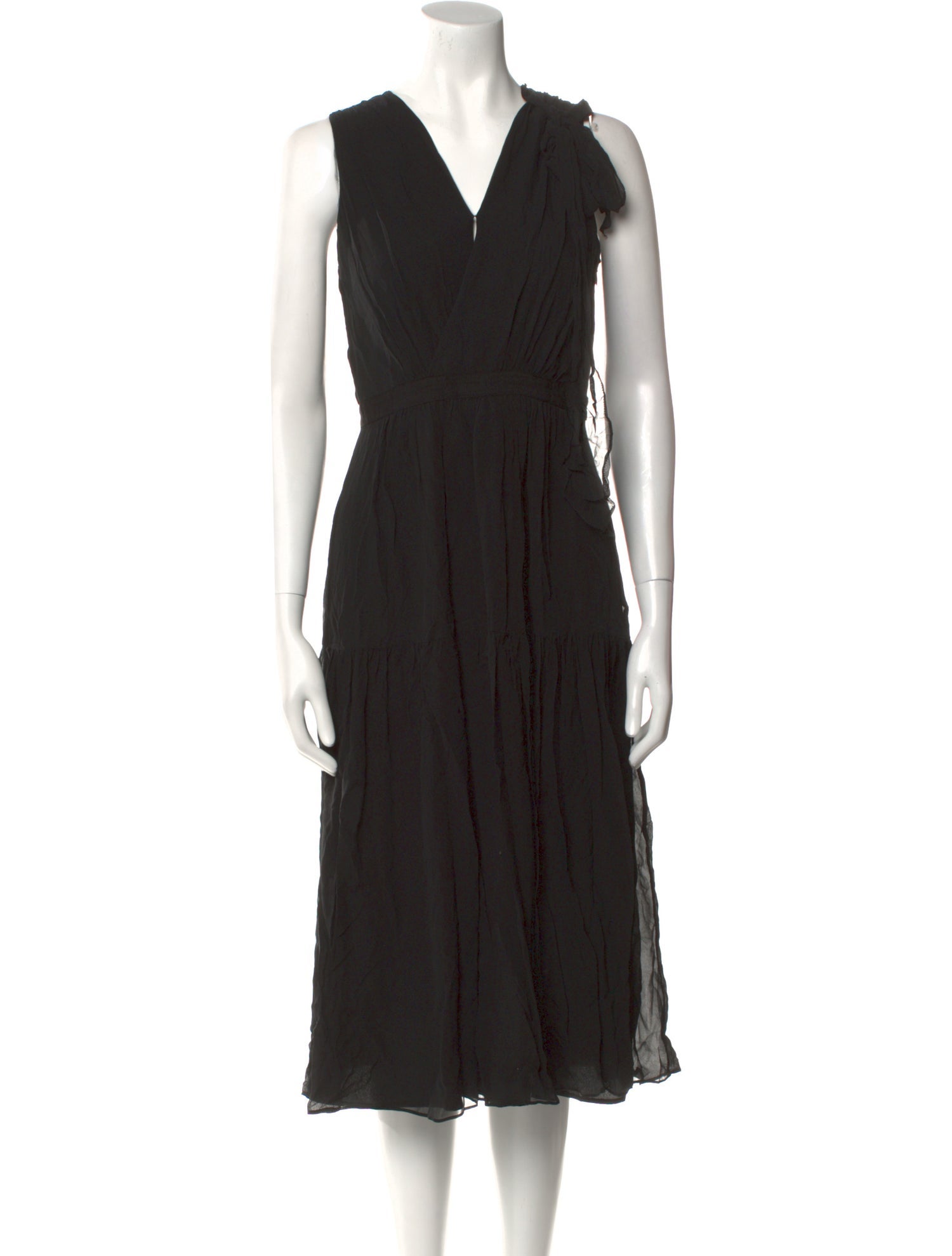 L.K. Bennett Silk Midi Length Dress