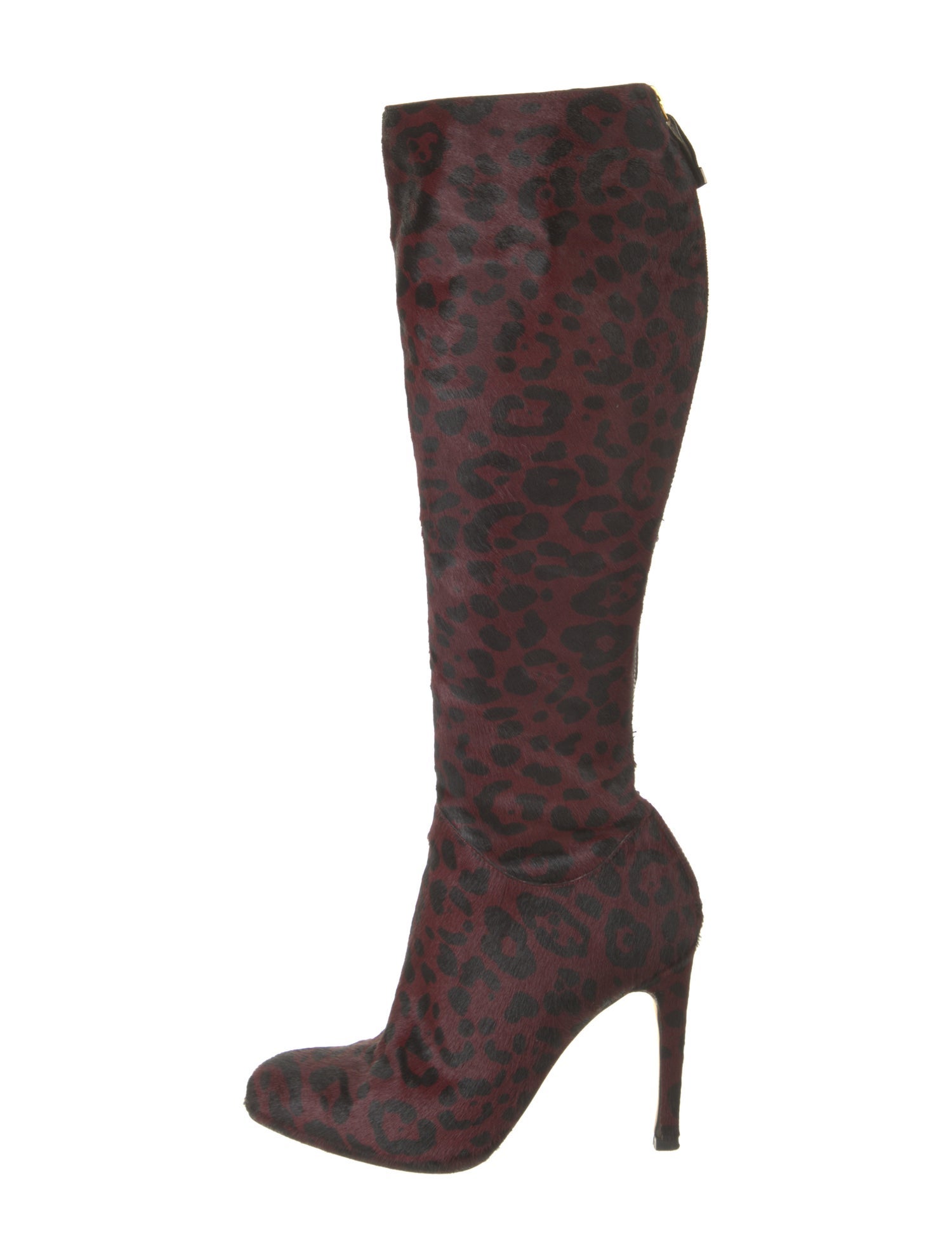 L.K. Bennett Ponyhair Animal Print Boots