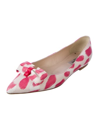 L.K. Bennett Leather Printed Ballet Flats
