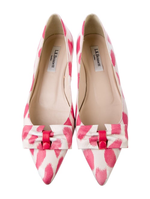 L.K. Bennett Leather Printed Ballet Flats