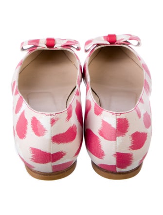 L.K. Bennett Leather Printed Ballet Flats