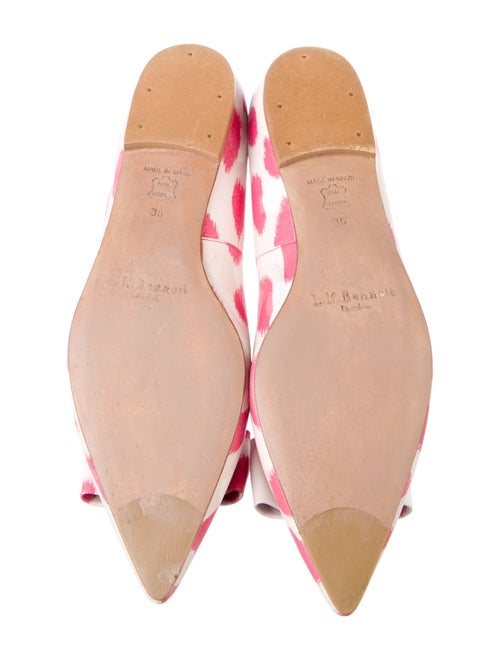 L.K. Bennett Leather Printed Ballet Flats