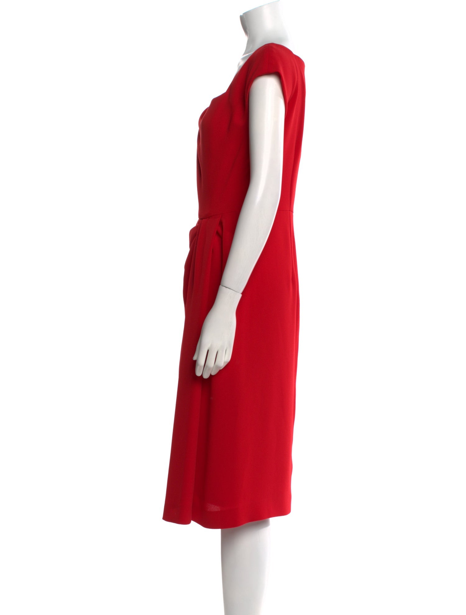 L.K. Bennett Square Neckline Knee-Length Dress