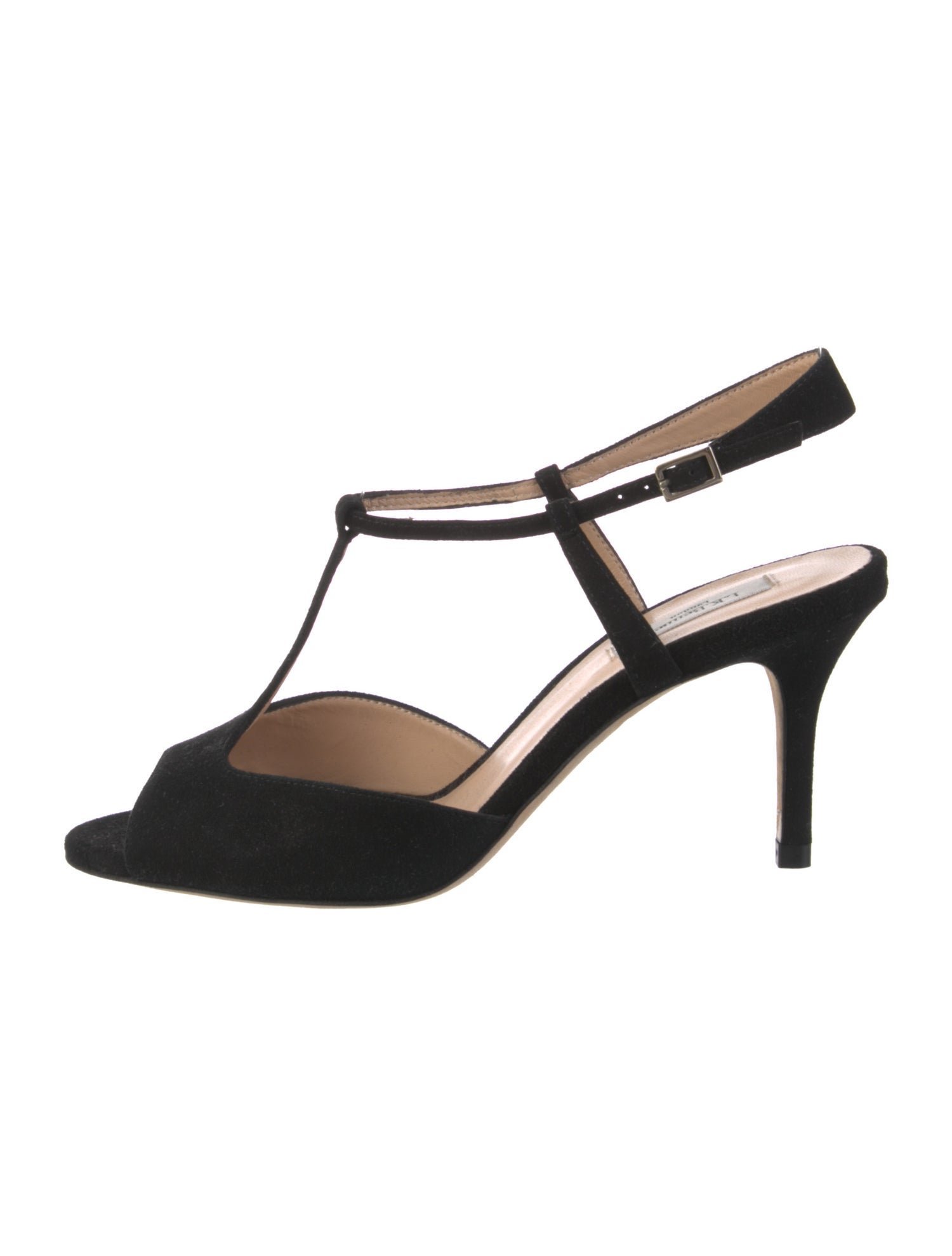 L.K. Bennett Suede T-Strap Sandals