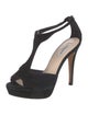 L.K. Bennett Suede T-Strap Pumps