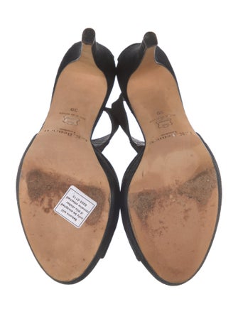 L.K. Bennett Suede T-Strap Pumps