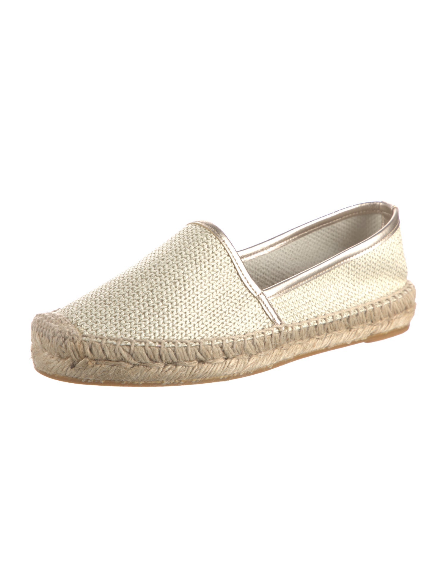 L.K. Bennett Glitter Accents Espadrilles
