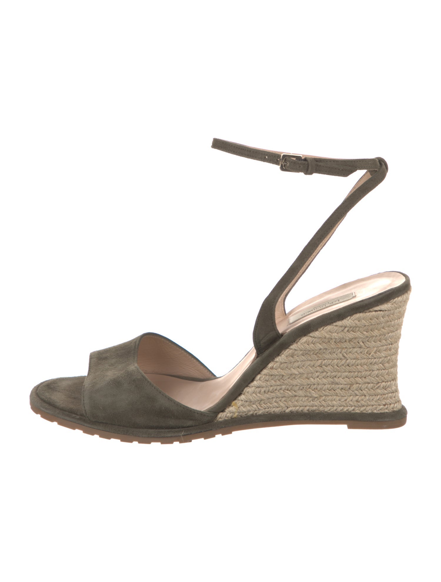 L.K. Bennett Suede Colorblock Pattern Espadrilles