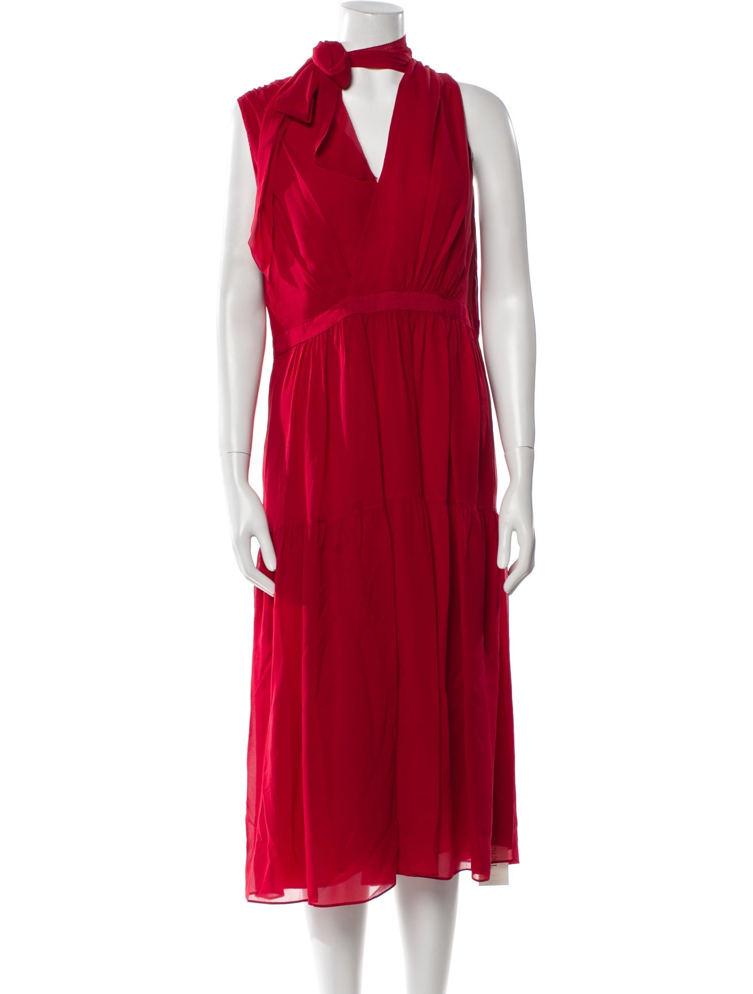 L.K. Bennett Silk Midi Length Dress
