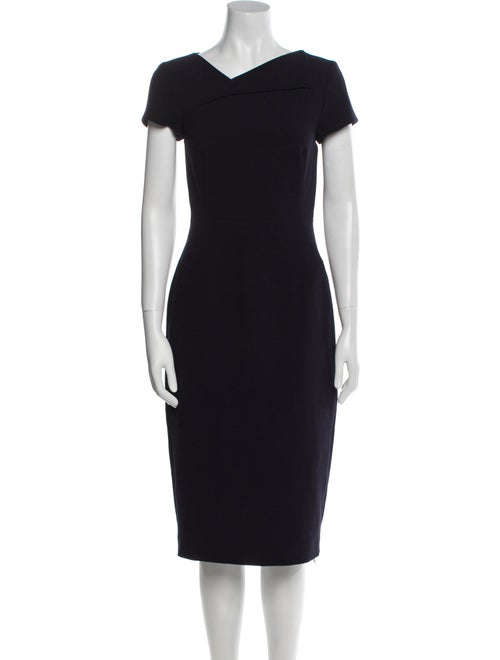 L.K. Bennett V-Neck Midi Length Dress