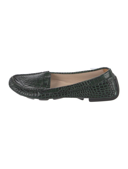 L.K. Bennett Leather Animal Print Loafers
