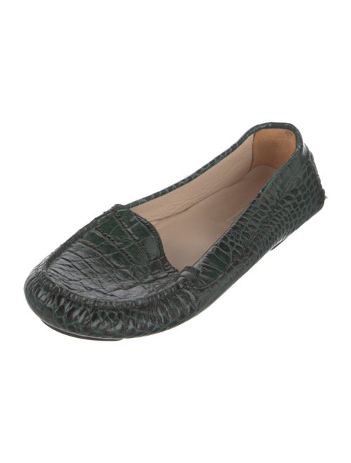 L.K. Bennett Leather Animal Print Loafers