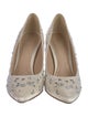 L.K. Bennett Satin Floral Print Pumps