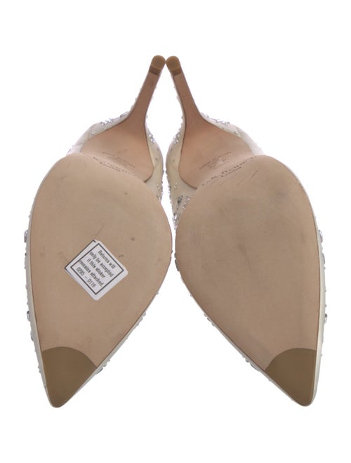 L.K. Bennett Satin Floral Print Pumps