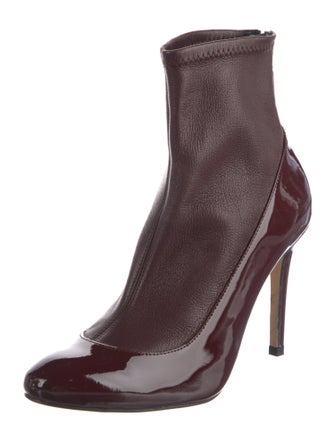 L.K. Bennett Patent Leather Sock Boots