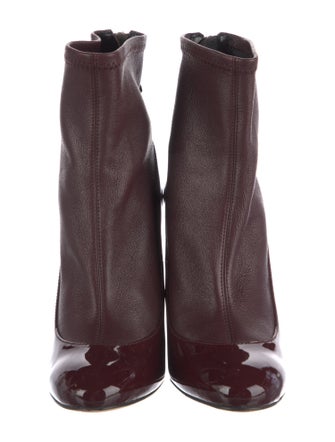 L.K. Bennett Patent Leather Sock Boots