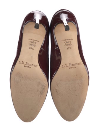 L.K. Bennett Patent Leather Sock Boots