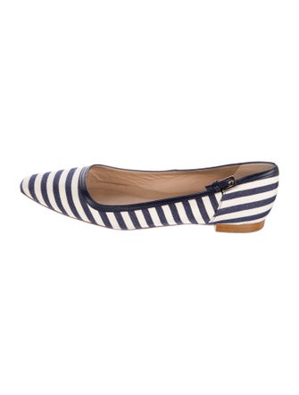 L.K. Bennett Striped Flats