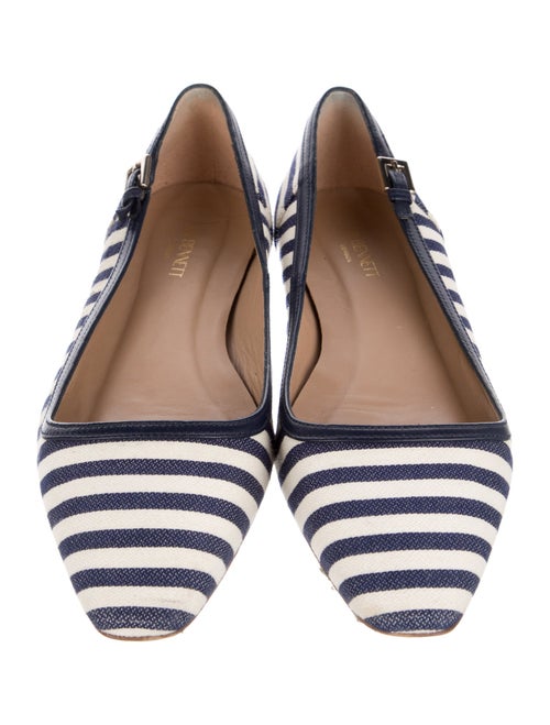 L.K. Bennett Striped Flats