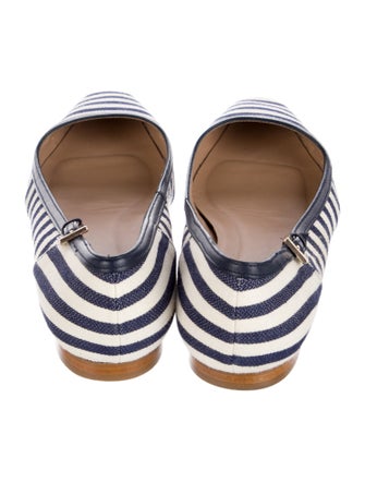 L.K. Bennett Striped Flats