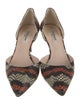 L.K. Bennett Leather Animal Print D'Orsay Pumps