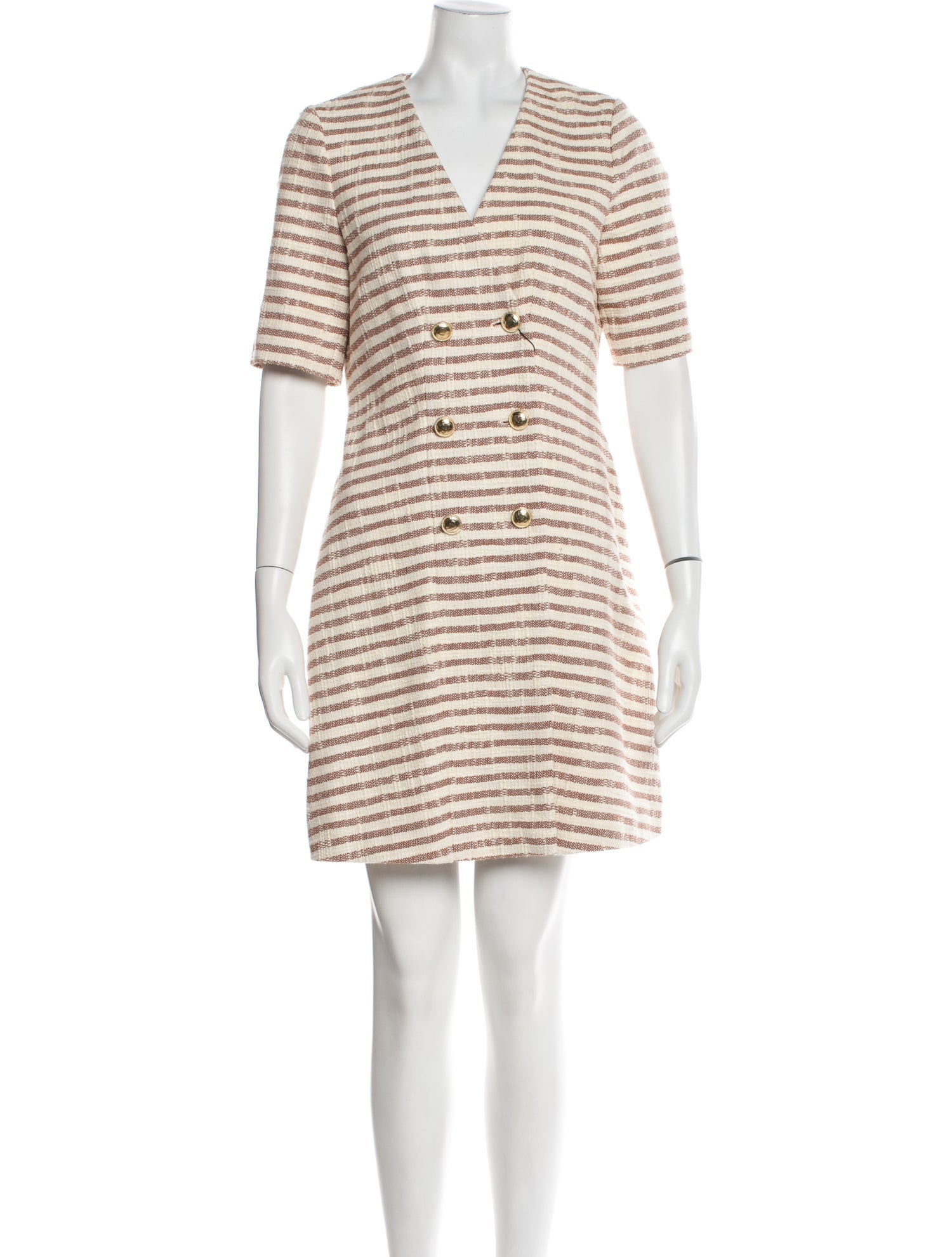L.K. Bennett Striped Mini Dress