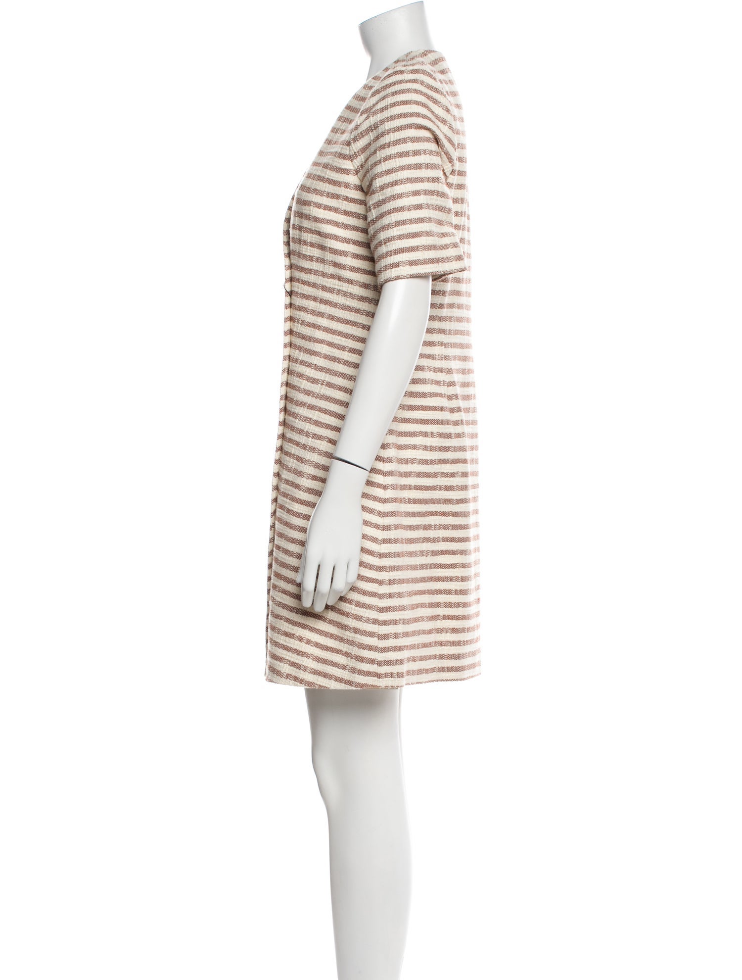 L.K. Bennett Striped Mini Dress