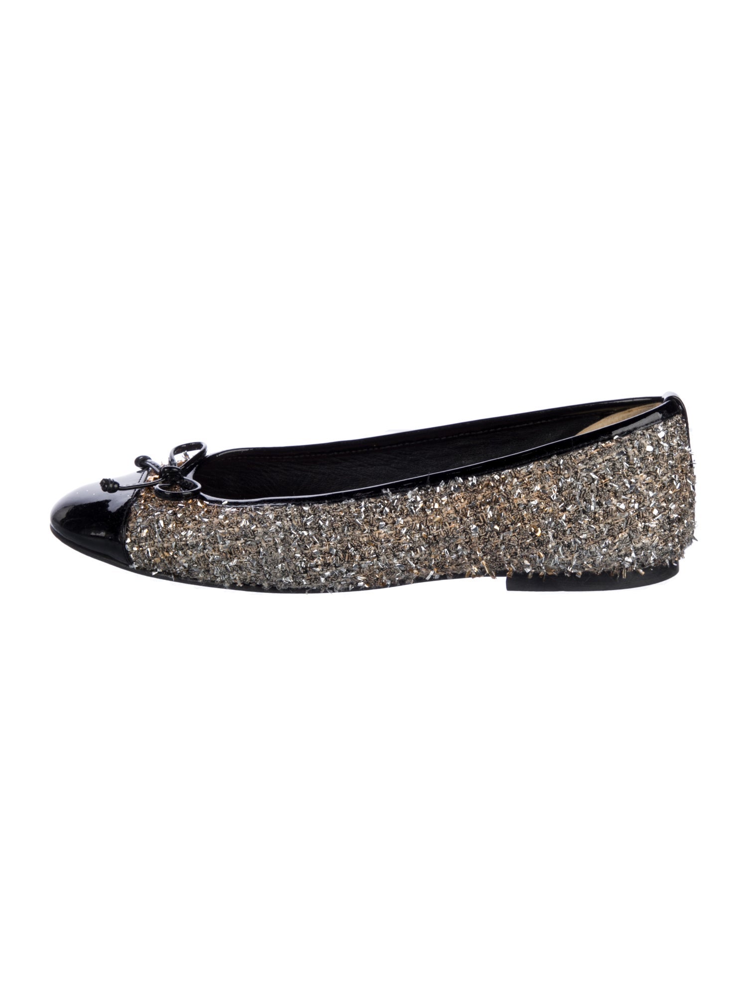 L.K. Bennett Tweed Pattern Ballet Flats