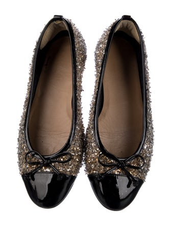 L.K. Bennett Tweed Pattern Ballet Flats